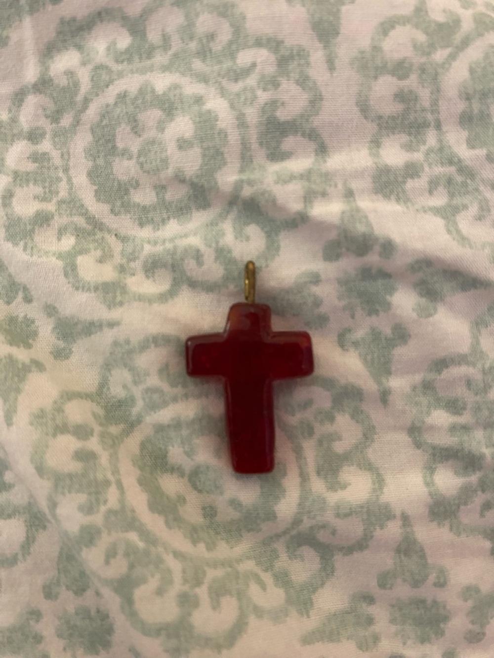Red Cross Pendant Charm